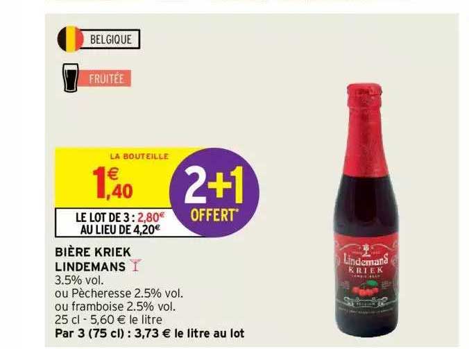 bière kriek lindemans