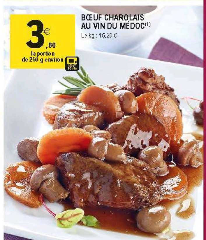 Bœuf Charolais Au Vin Du Médoc