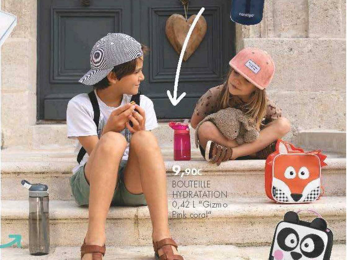 Bouteille Hydratation Gizmo Pink Coral