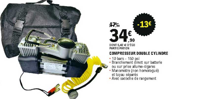 compresseur double cylindre