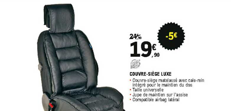 couvre-siège luxe