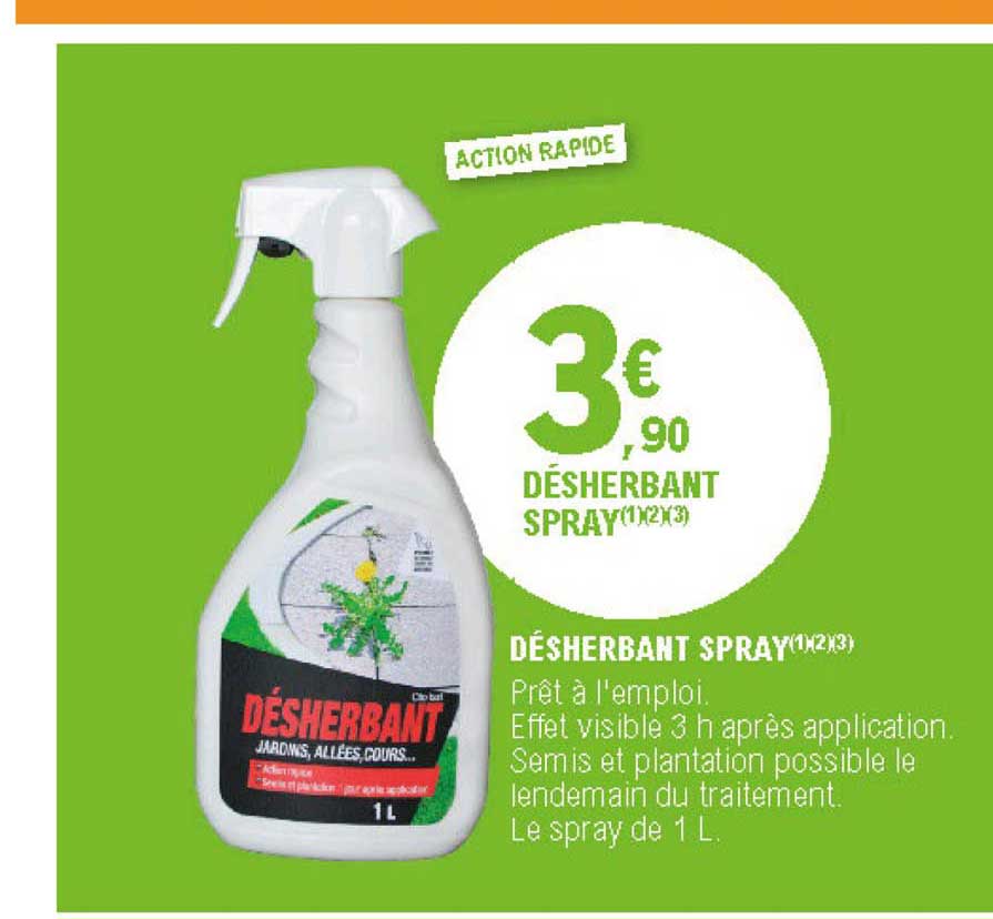 Désherbant Spray