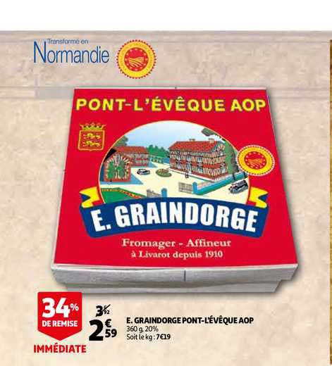 e. graindorge pont-l'évêque aop