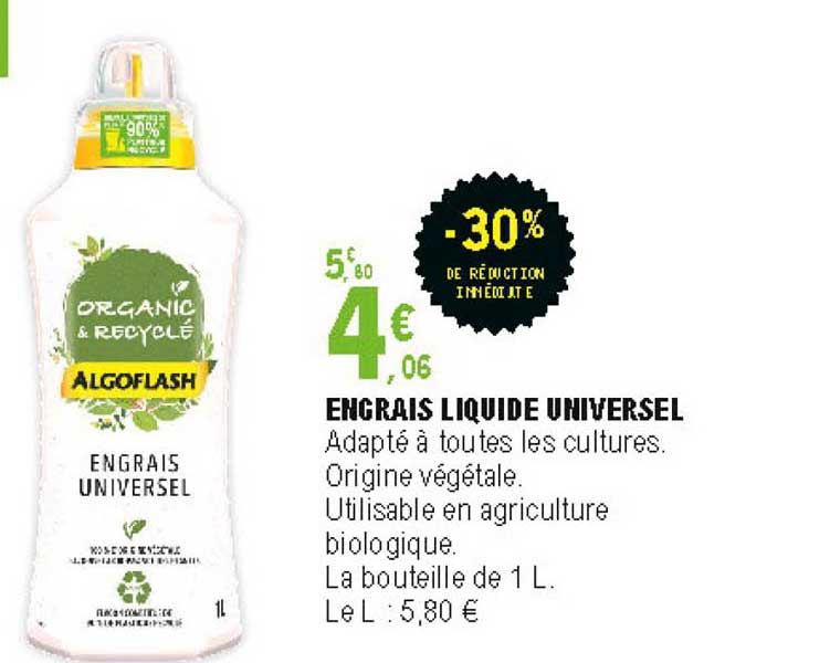 Engrais Liquide Universel -30% De Réduction Immédiate