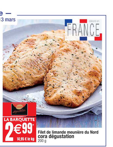 File De Limande Meunière Du Nord Cora Dégustation