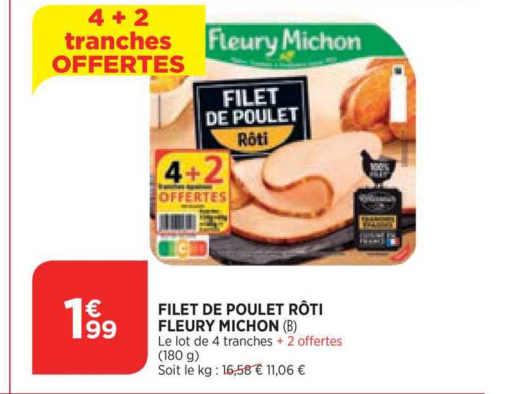 filet de poulet rôti fleury michon