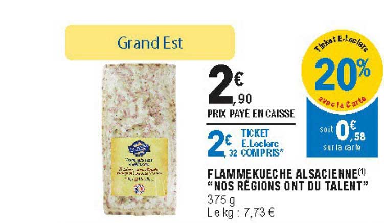 flammekueche alsacienne nos régions ont du talent