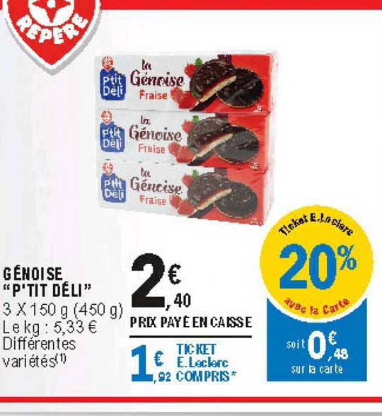 Génoise P'tit Déli