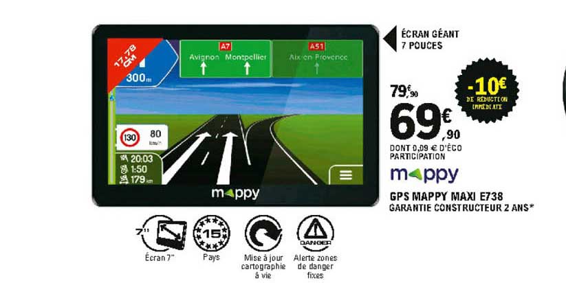 Gps Mappy Maxi E738