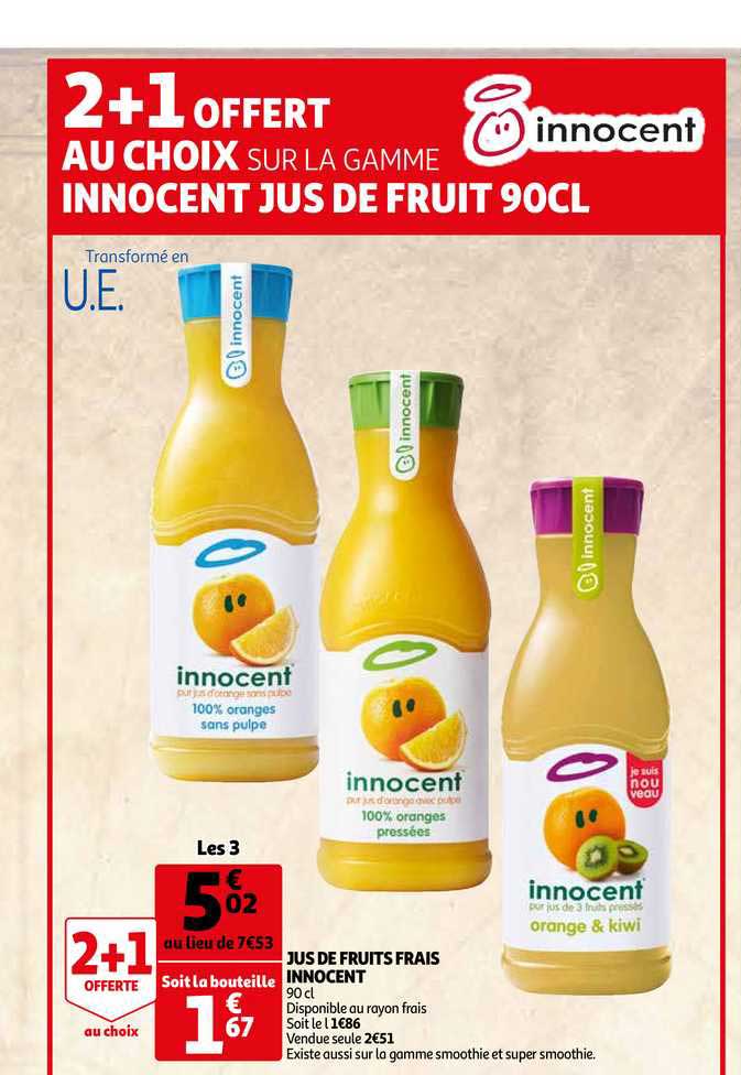 Jus De Fruits Frais Innocent