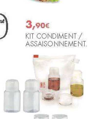 kit condiment assaisonnement