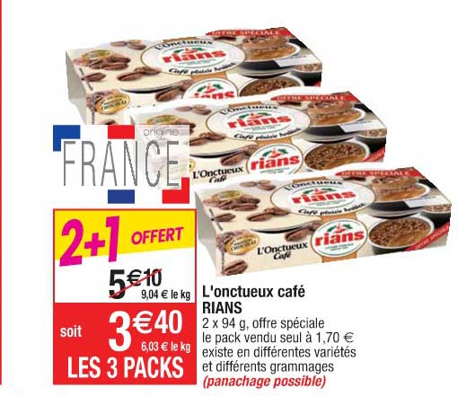 L'onctueux Café Rians