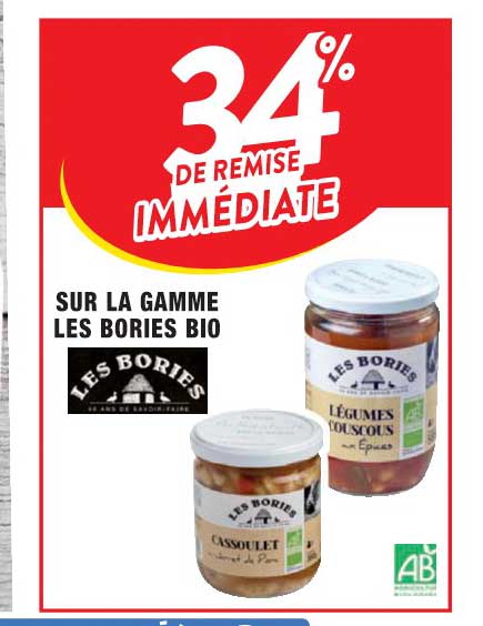la gamme les bories bio