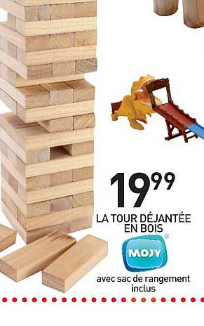 la tour déjantée en bois mojy