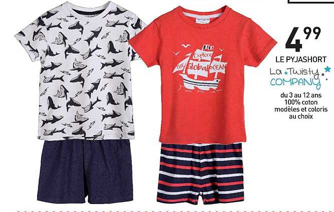le pyjashort la twisty company