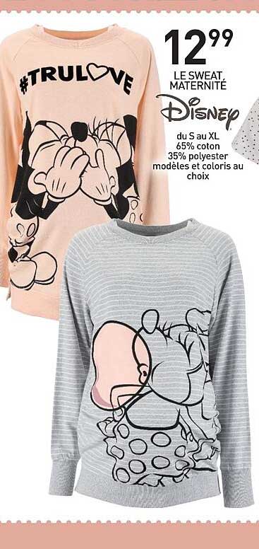 le sweat maternité disney