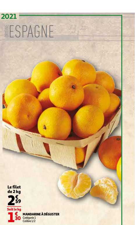 mandarine à déguster