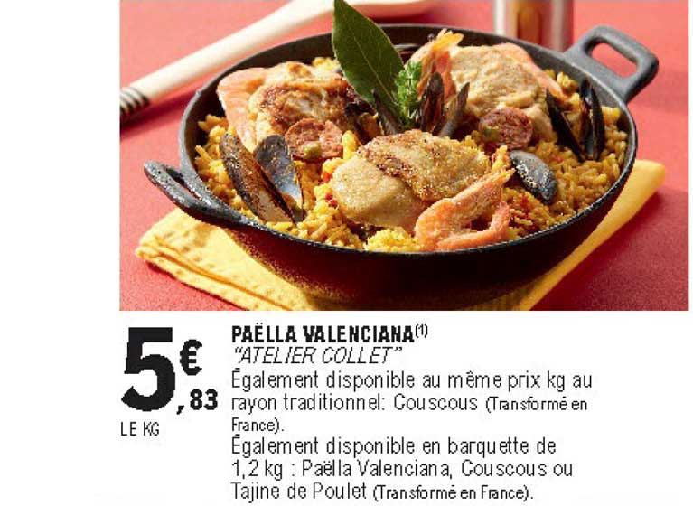 paëlla valenciana atelier collet