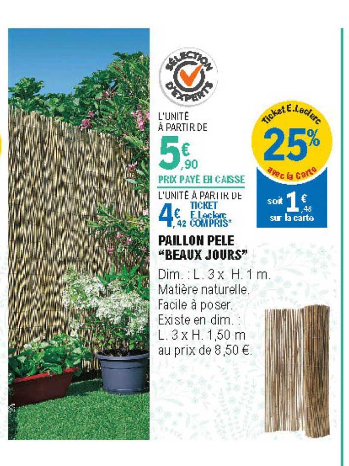 paillon pele beaux jours