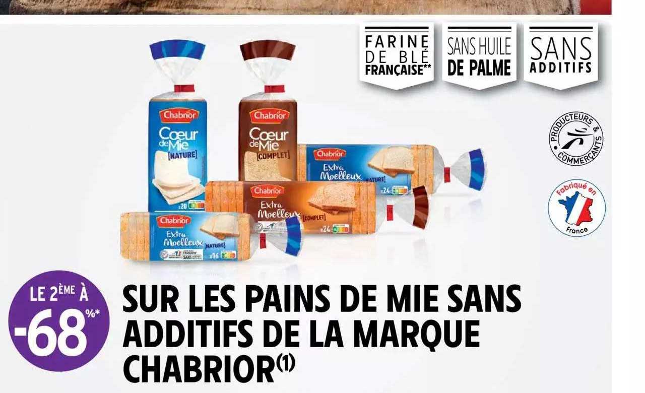 Pains De Mie Sans Additifs De La Marque Chabrior