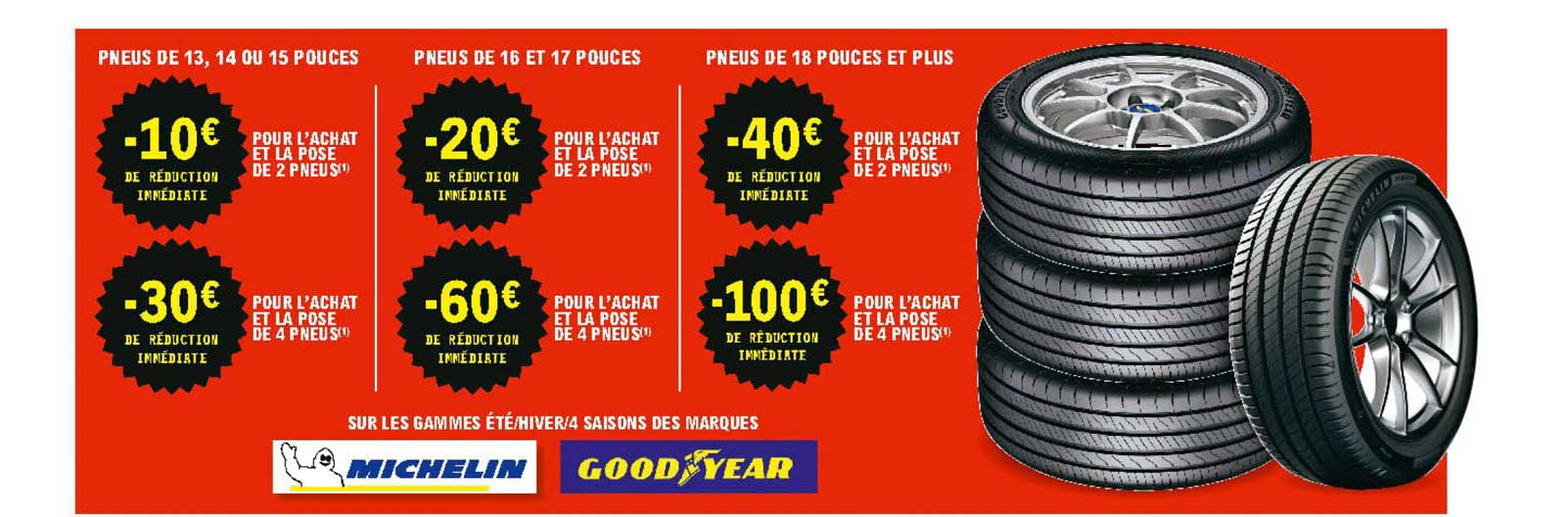 pneu michelin, good year