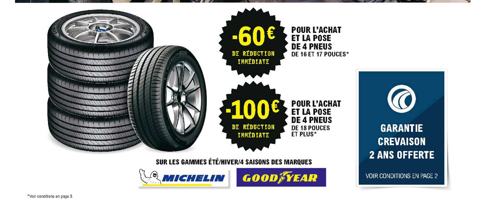 pneus michelin, good year
