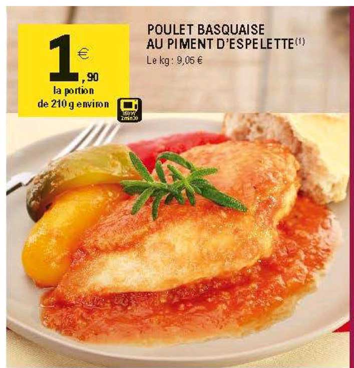 Poulet Basquaise Au Piment D'espelette