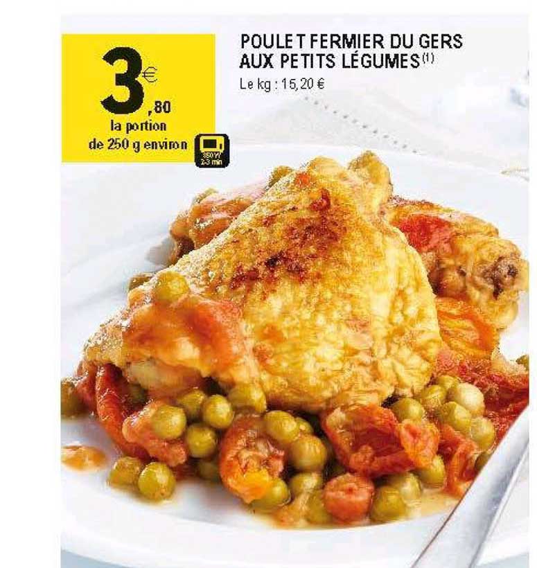 Poulet Fermier Du Gers Aux Petits Légumes