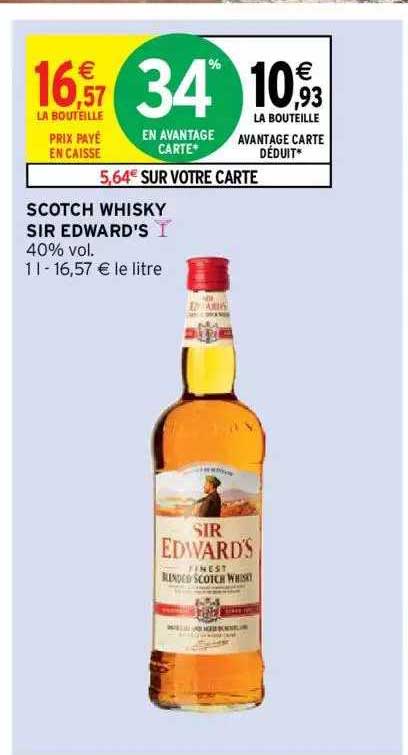 scotch whisky sir edward's