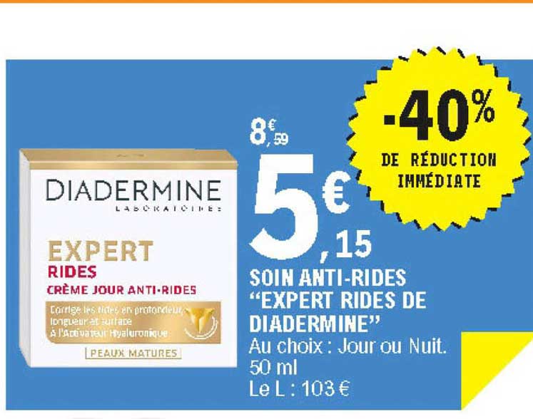 soin anti rides expert rides de diadermine -40% de réduction immédiate