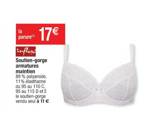 Soutien-gorge Armatures Maintien Influx