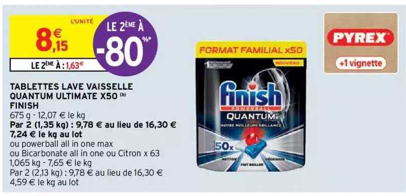 Tablettes Lave Vaisselle Quantum Ultimate X50 Finish