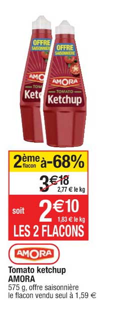 tomato ketchup amora