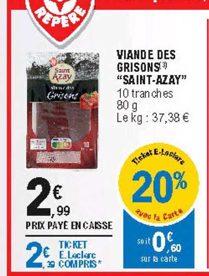 viande des grisons saint azay