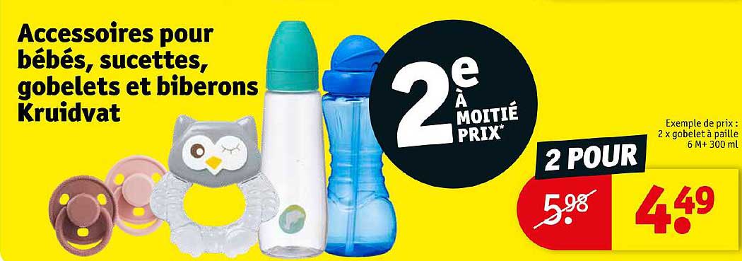 Accessoires Pour Bébés, Sucettes, Gobelets Et Biberons Kruidvat