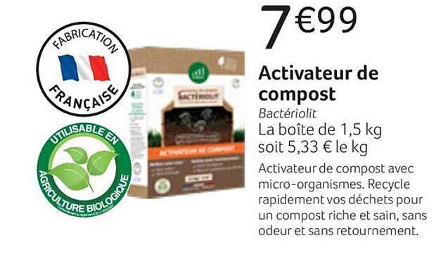 activateur de compost bactériolit