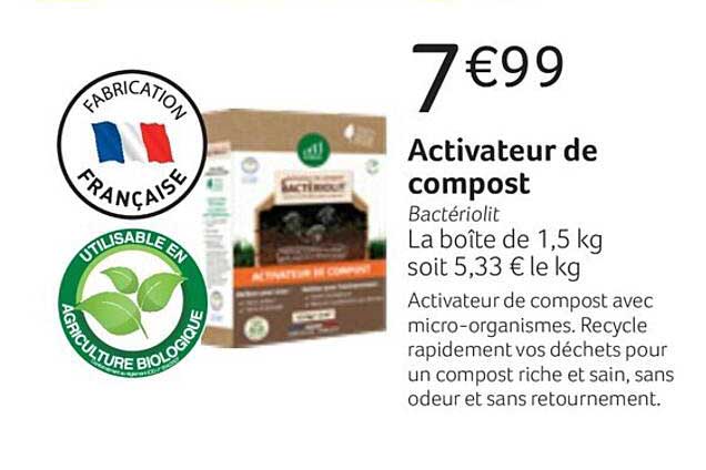 activateur de compost bactériolit