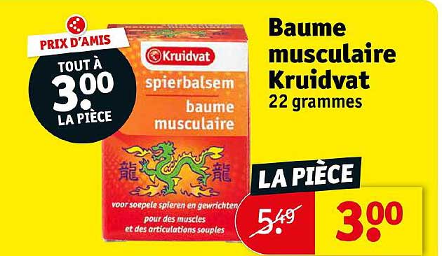 baume musculaire kruidvat