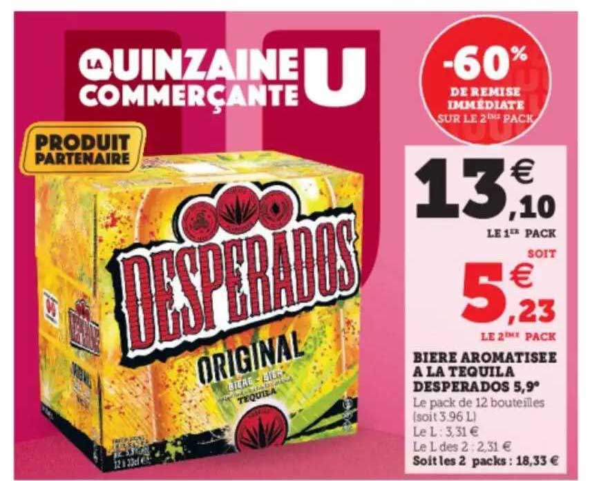 bière aromatisée à la tequila desperados 5,9°