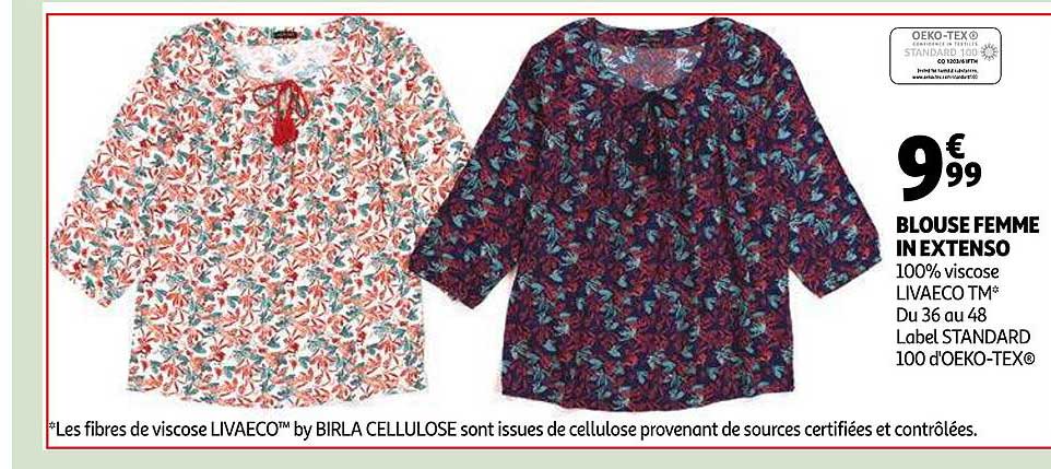 blouse femme in extenso