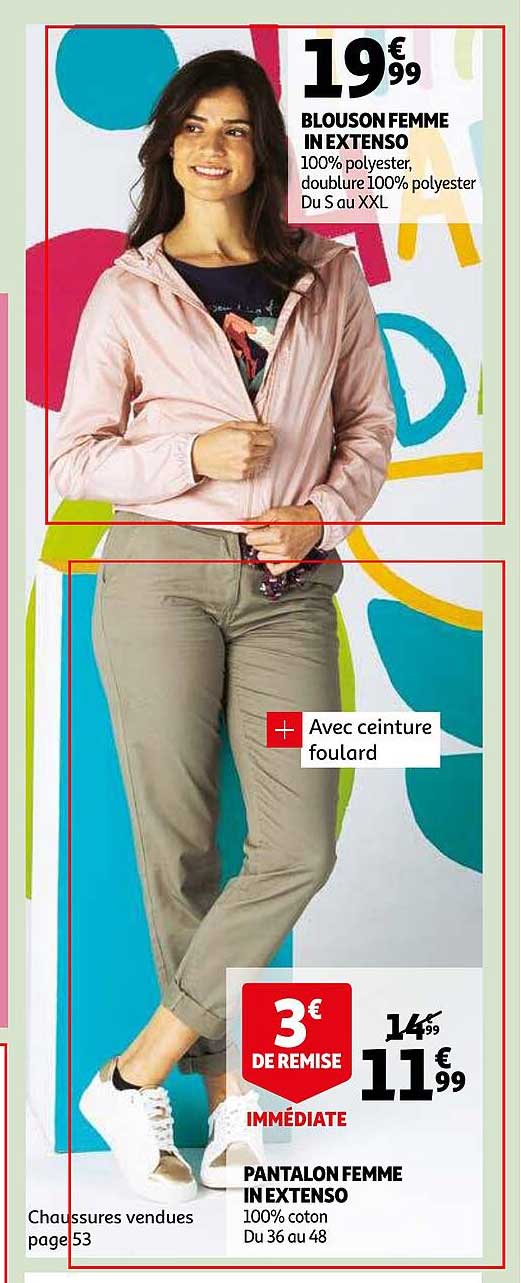 Blouson Femme In Extenso, Pantalon Femme In Extenso