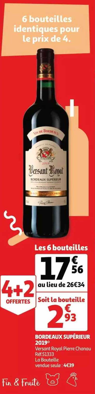 bordeaux supérieur 2019 versant royal pierre chanau