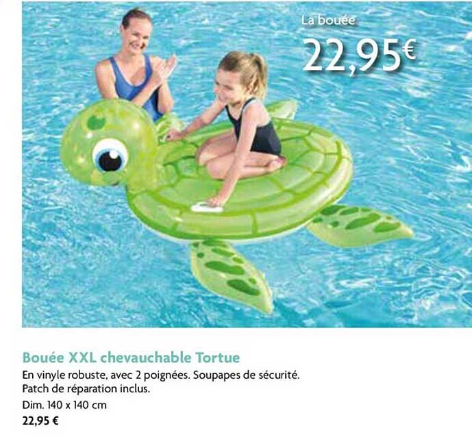 bouée xxl chevauchable tortue