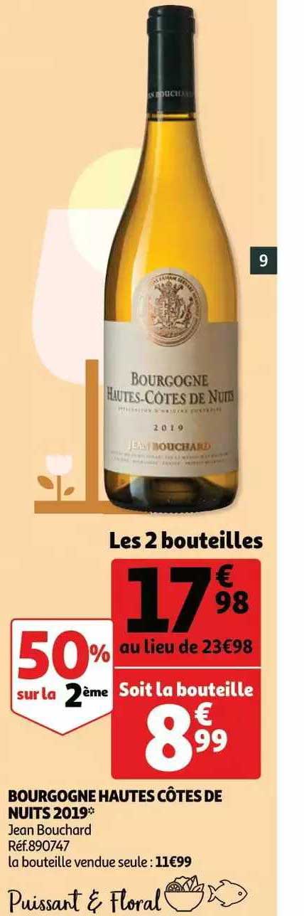 bourgogne hautes côtes de nuits 2019 jean bouchard
