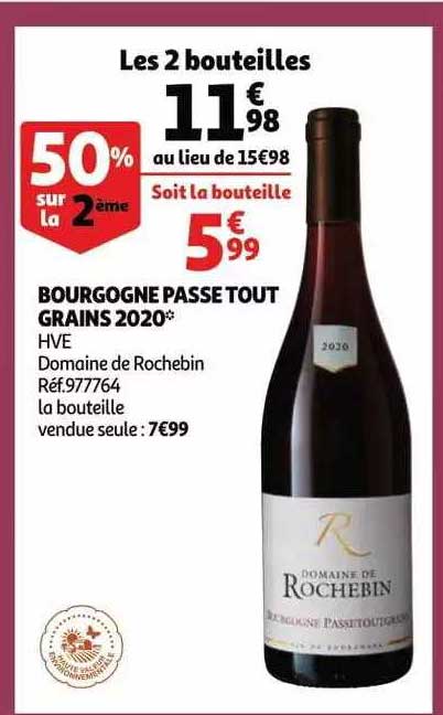 bourgogne passe tout grains 2020 hve domaine de rochebin