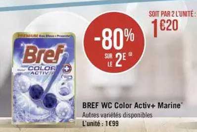 Bref Wc Color Activ+ Marine