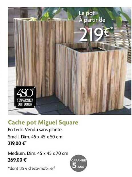cache pot miguel square