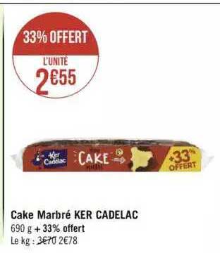 cake marbré ker cadelac