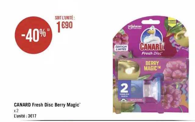 canard fresh disc berry magic