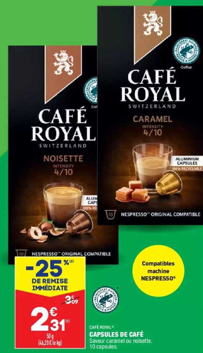 Capsules De Café Café Royal